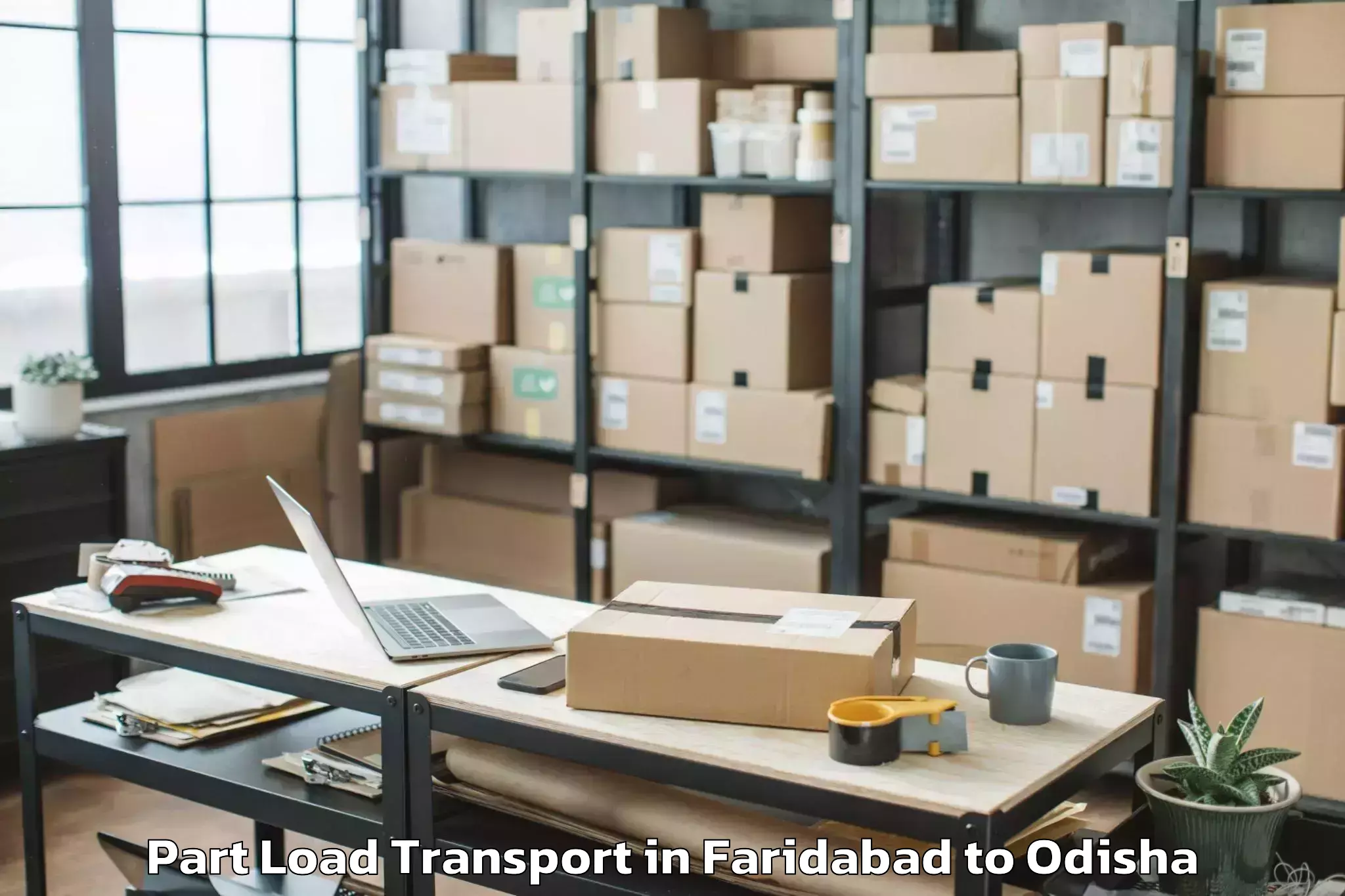 Book Your Faridabad to Anandapur Part Load Transport Today